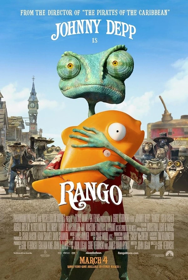 Rango animated movie poster